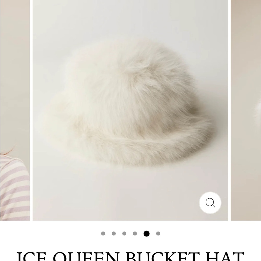 Free People Ice Queen Bucket Hat - White